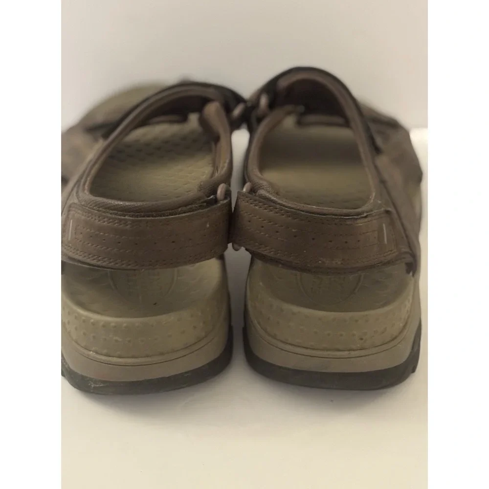 Sketcher Sandals Tresman Garbo Men's Brown Strapped  Slingback 11 Outdoor Hiking